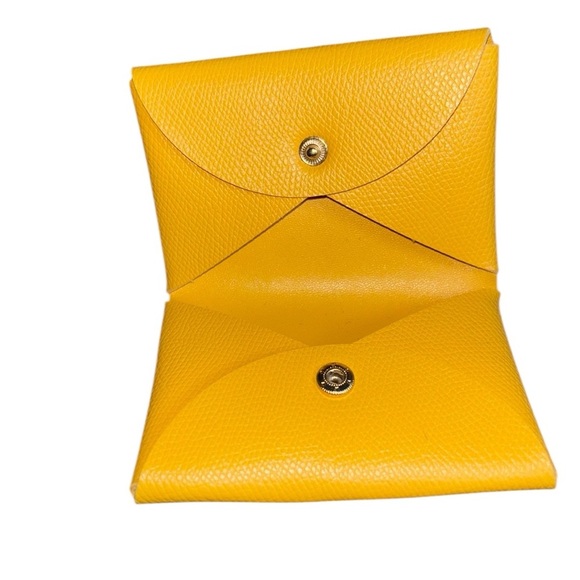Fossil Mercer yellow vegan leather coin purse - Picture 11 of 11